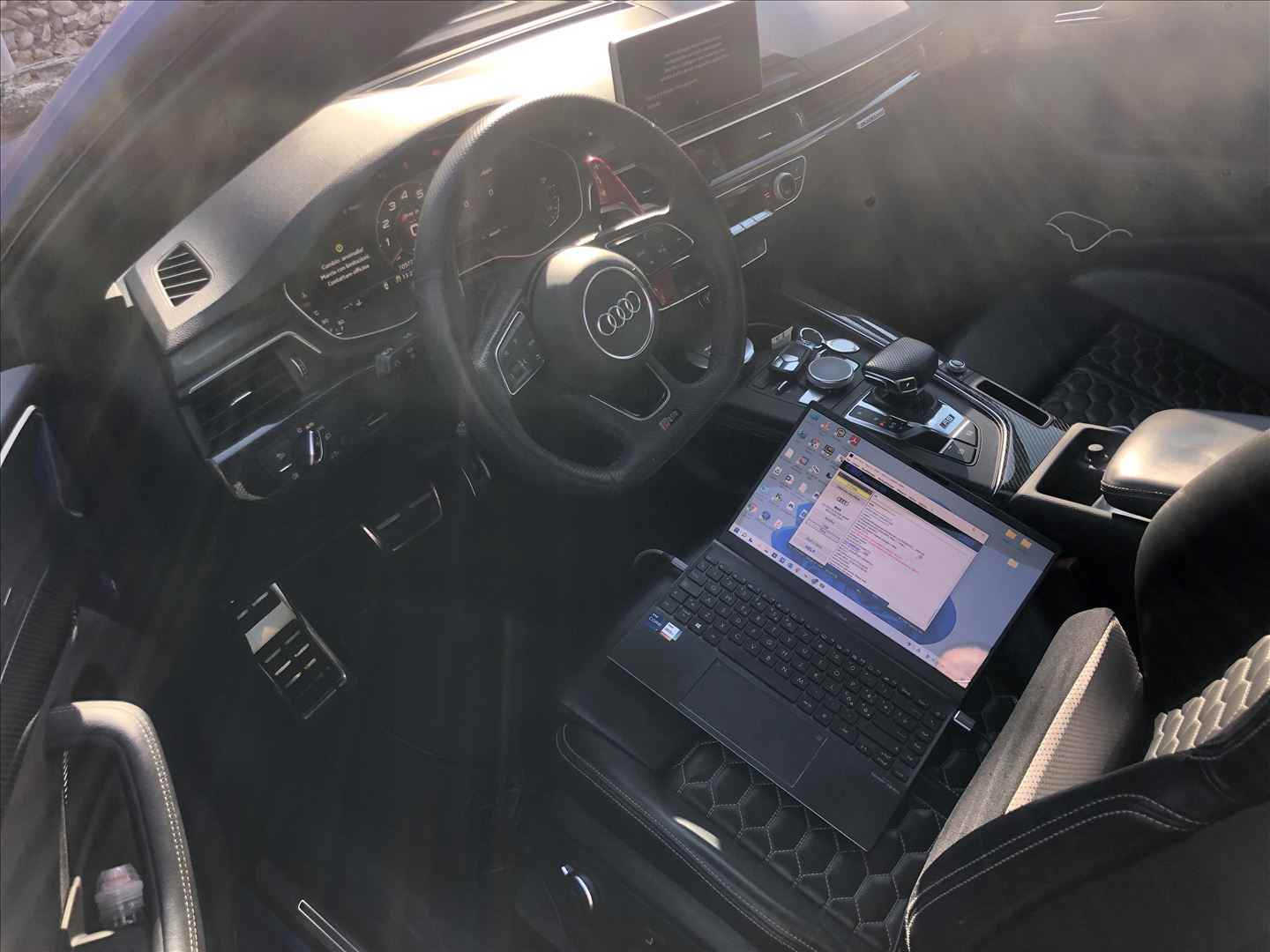 Rimappatura centralina Audi RS5 my 2018 2.9 v6 tfsi 450 cv