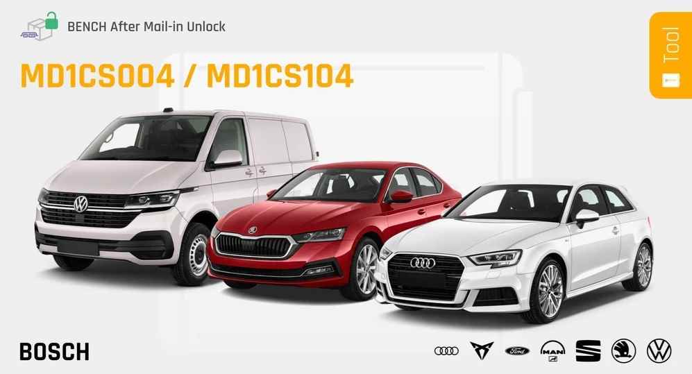 Rimappatura Bosch MD1CS004 e MD1CS104: prestazioni top per Motori VAG 2.0 TDI e Ford EcoBlue